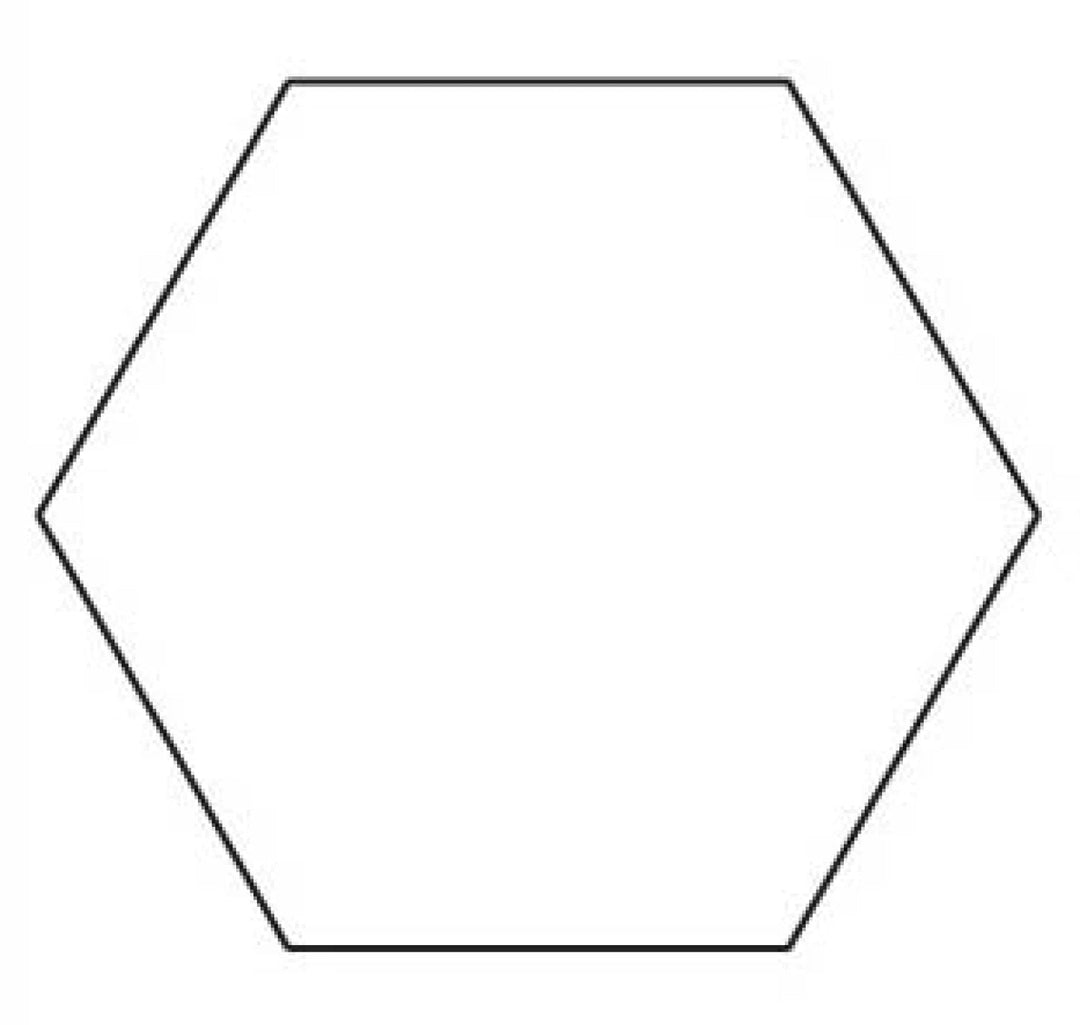 EPP 1.5" Hexagon Template (THEX112) - Maple Leaf Quilting Company Ltd.