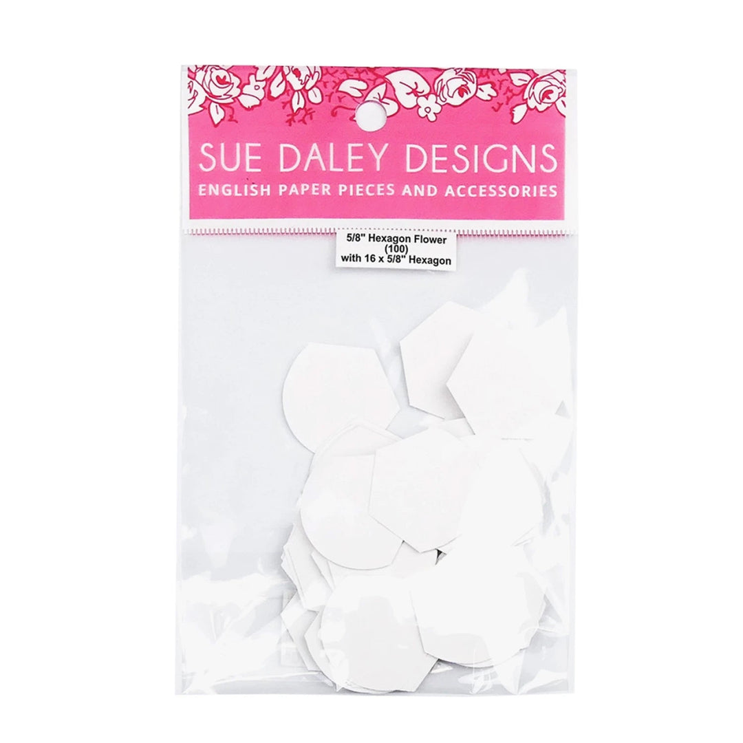 EPP 5/8" - Hexagon Flower Petal Papers 100ct (PHFP58) - Maple Leaf Quilting Company Ltd.