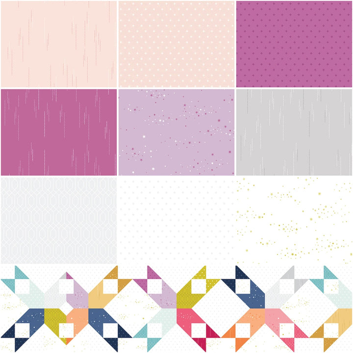 Essence by Fran Gulick Collection | 1 Yard Bundle Blush - 10 pcs (1YD - 16460B - 10) - Maple Leaf Quilting Company Ltd.