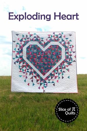 Exploding Heart - Paper Pattern - Maple Leaf Quilting Company Ltd.