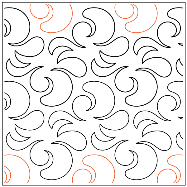 Expression – 7” Paper Pantograph - Maple Leaf Quilting Company Ltd.