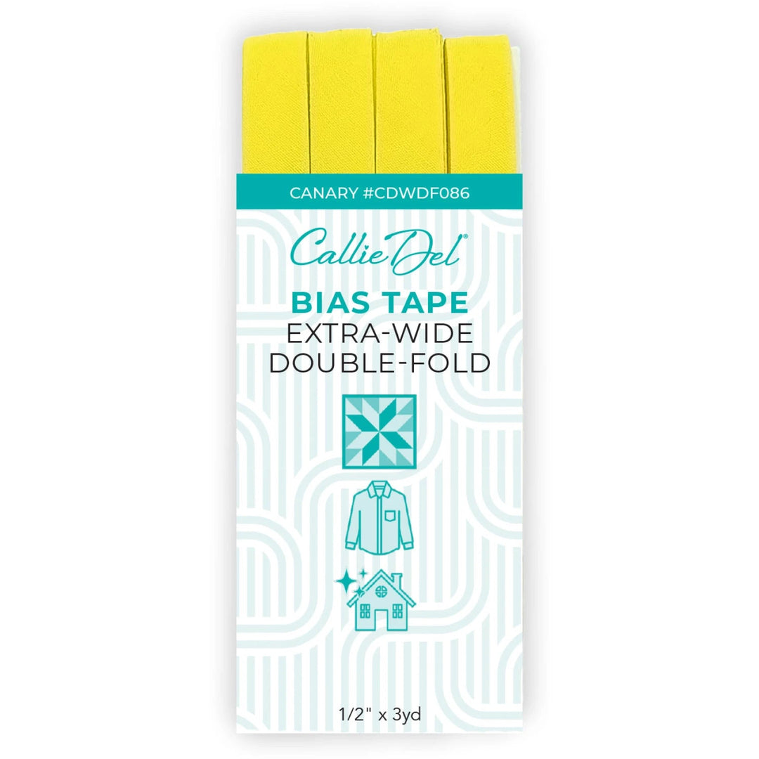 Extra Wide Double Face Bias Tape - Maple Leaf Quilting Company Ltd.