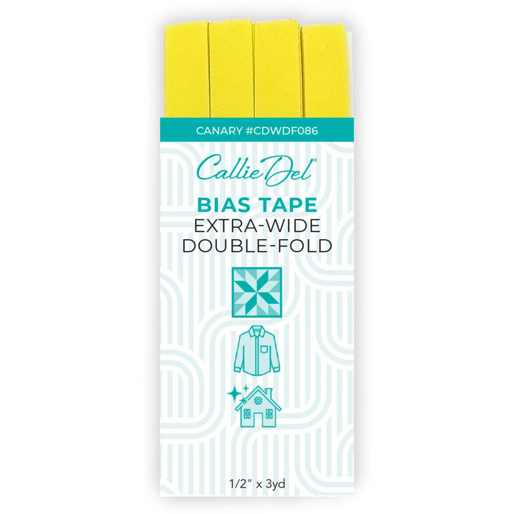 Extra Wide Double Face Bias Tape - Maple Leaf Quilting Company Ltd.