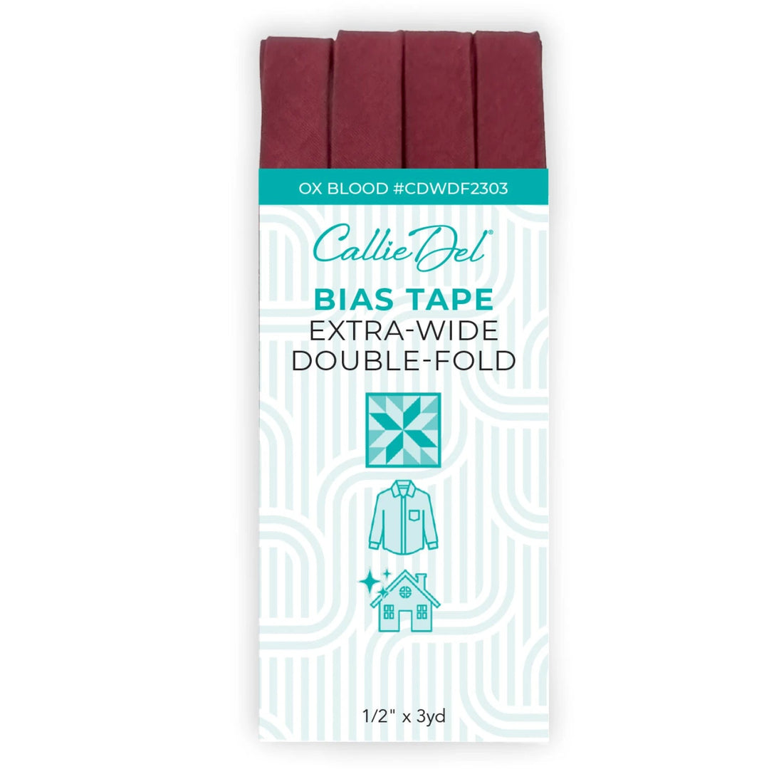 Extra Wide Double Face Bias Tape - Maple Leaf Quilting Company Ltd.