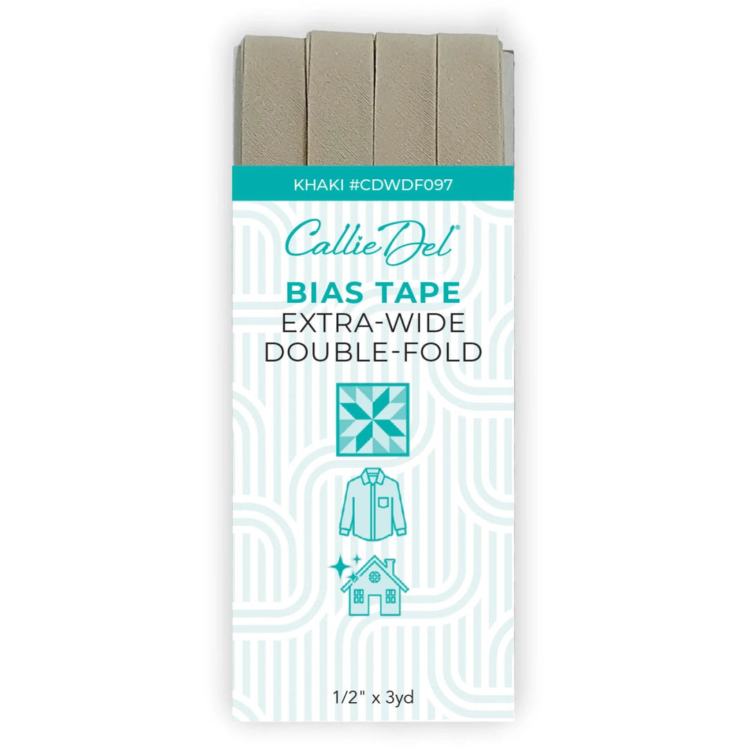 Extra Wide Double Face Bias Tape - Maple Leaf Quilting Company Ltd.