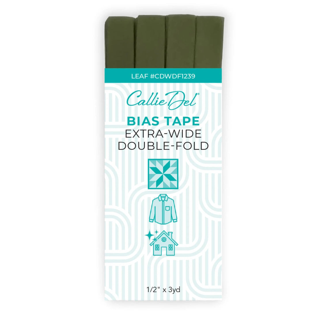 Extra Wide Double Face Bias Tape - Maple Leaf Quilting Company Ltd.