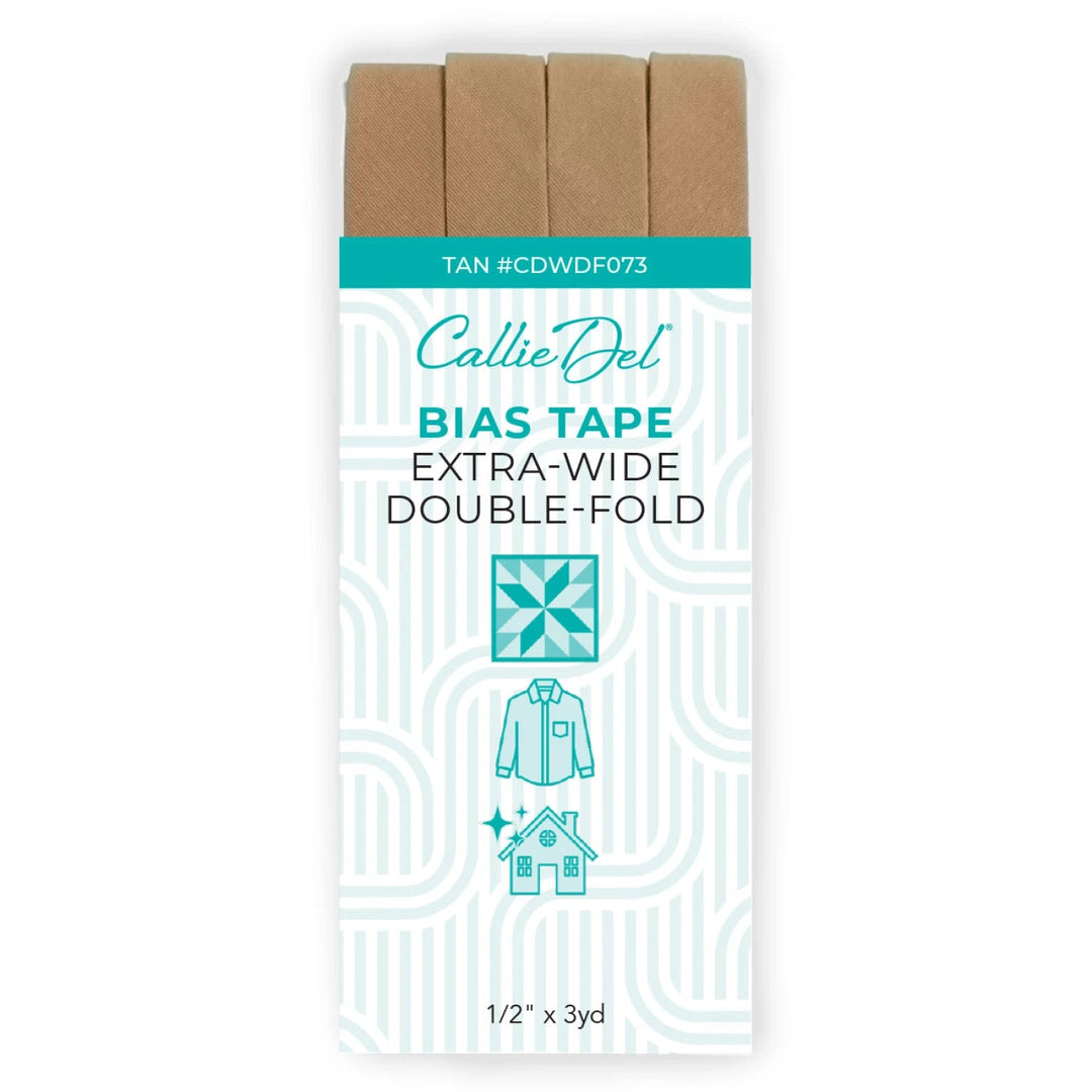 Extra Wide Double Face Bias Tape - Maple Leaf Quilting Company Ltd.