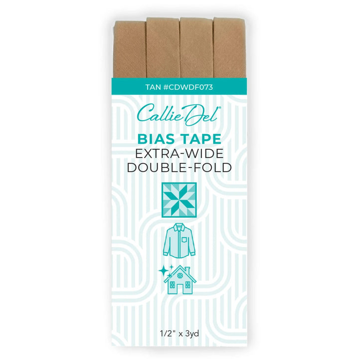 Extra Wide Double Face Bias Tape - Maple Leaf Quilting Company Ltd.