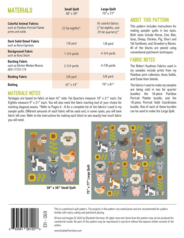 Fab Farm Quilt Pattern (EH069) - Maple Leaf Quilting Company Ltd.