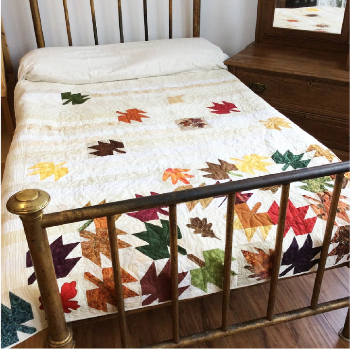 Falling Leaves (CLPSHN003) - Maple Leaf Quilting Company Ltd.