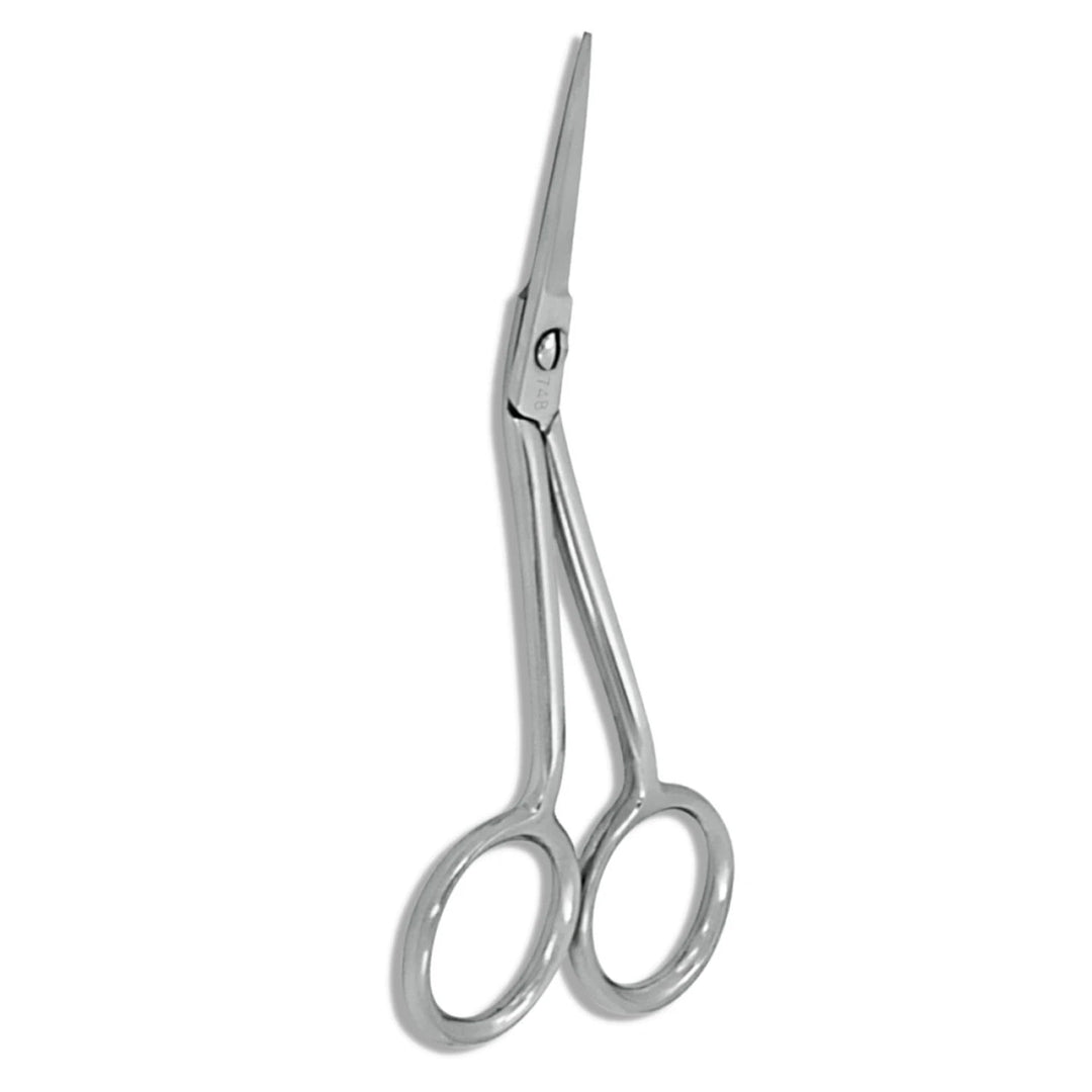 Famore 4" Angled Straight In The Hoop Embroidery Scissors (748S) - Maple Leaf Quilting Company Ltd.