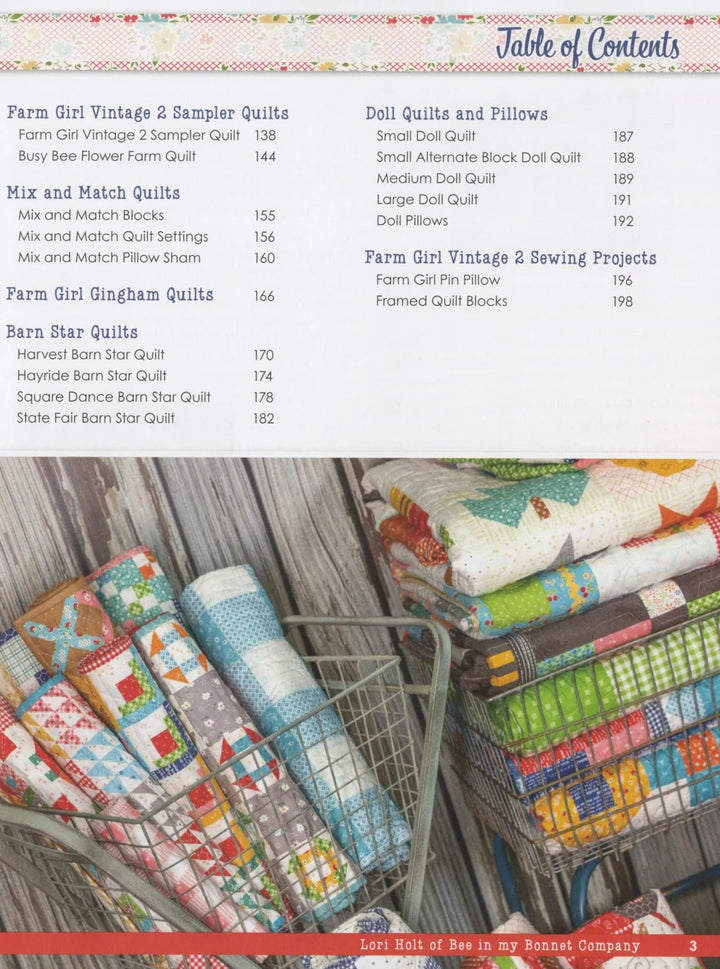 Farm Girl Vintage 2 (ISE - 931) - Maple Leaf Quilting Company Ltd.