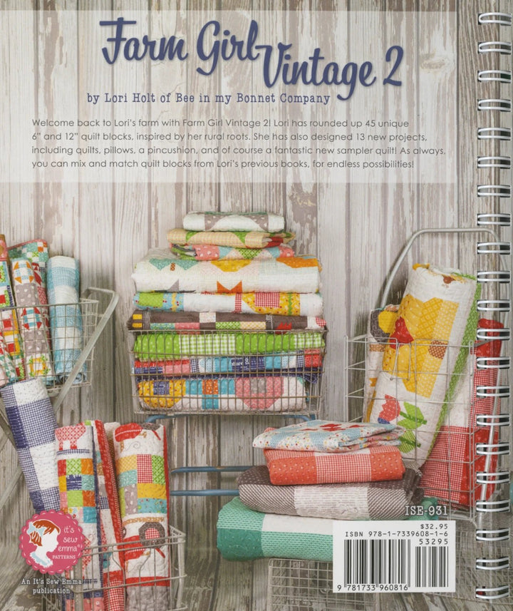 Farm Girl Vintage 2 (ISE - 931) - Maple Leaf Quilting Company Ltd.