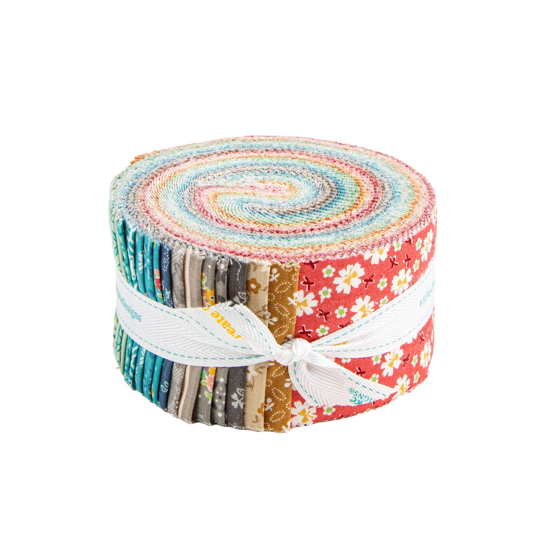 Farmer's Daughter by Lori Holt Sweet | 2.5in Strips - 40pcs (RP - 17160 - 40) - Maple Leaf Quilting Company Ltd.