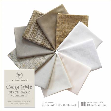 Fat Quarter Bundle - Color Me Grounded (10pcs/bundle) - Maple Leaf Quilting Company Ltd.
