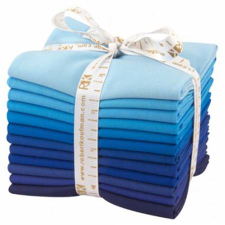 Fat Quarter Bundle Kona Cotton - Sky Gazer (12pcs) - Maple Leaf Quilting Company Ltd.