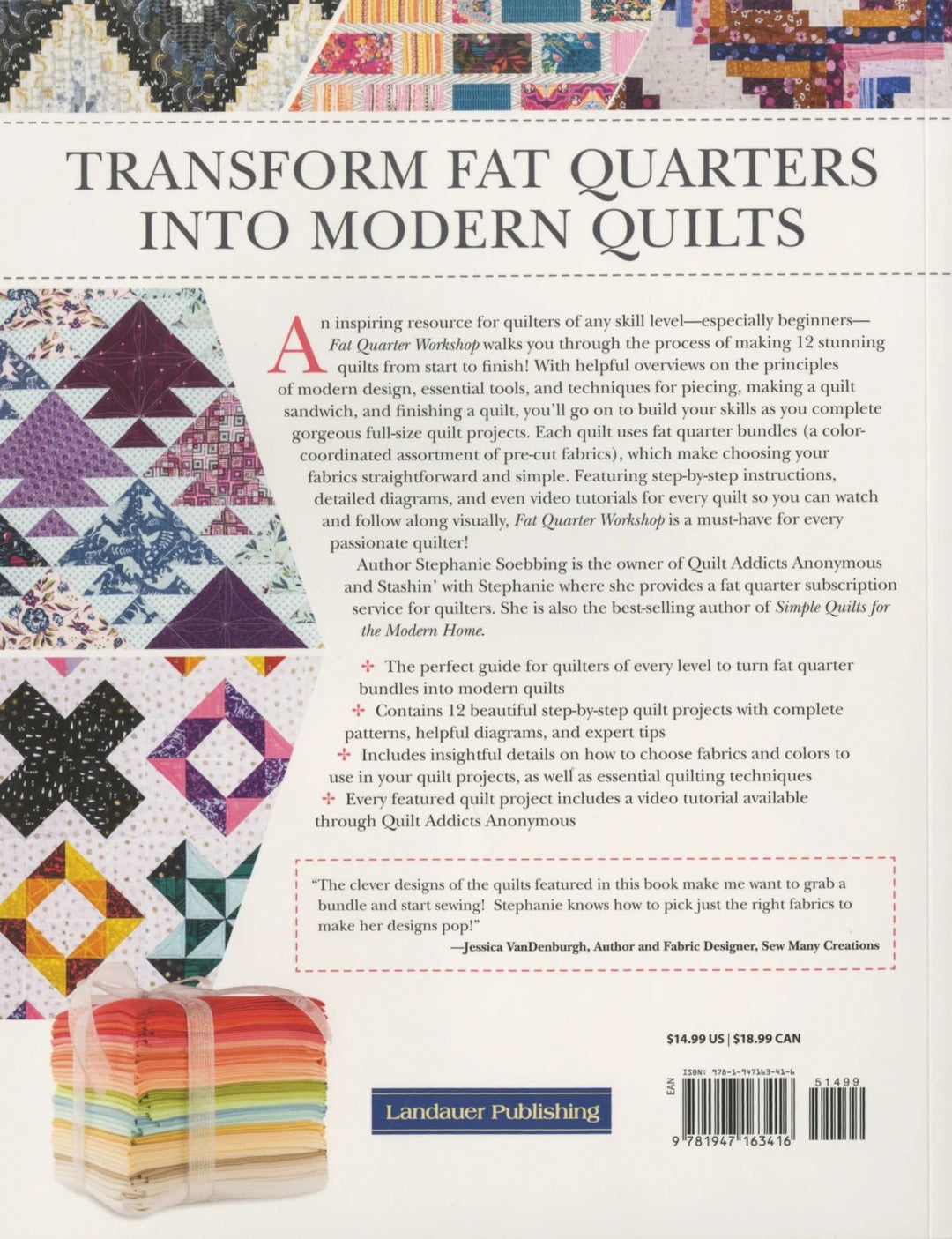Fat Quarter Workshop - Maple Leaf Quilting Company Ltd.