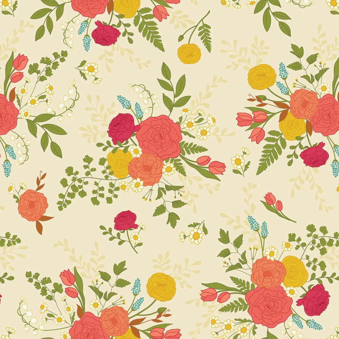 First Blooms | 1 Yard Cuts - Maple Leaf Quilting Company Ltd.