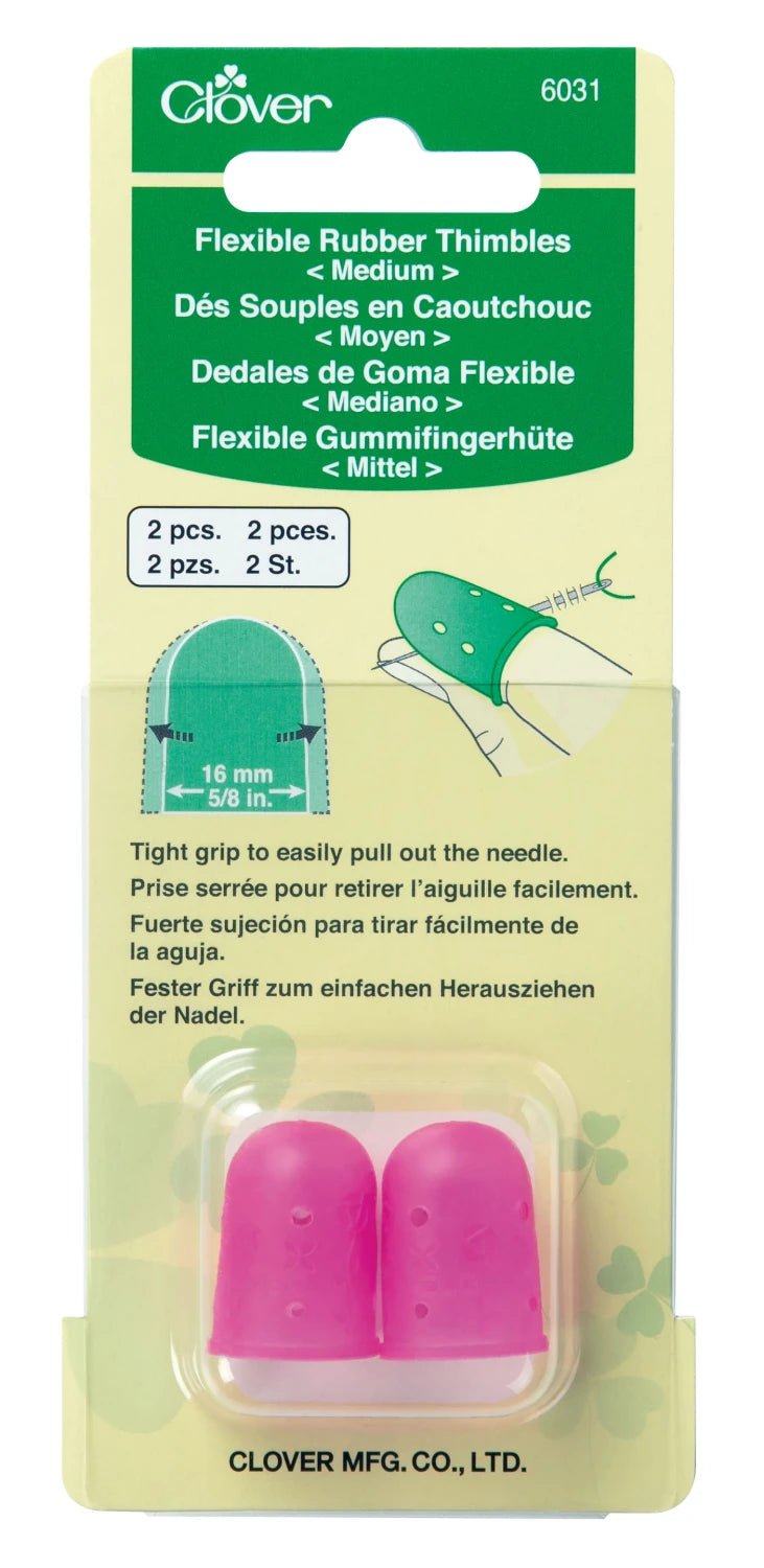 Flexible Rubber Thimble Medium (6031CV) - Maple Leaf Quilting Company Ltd.