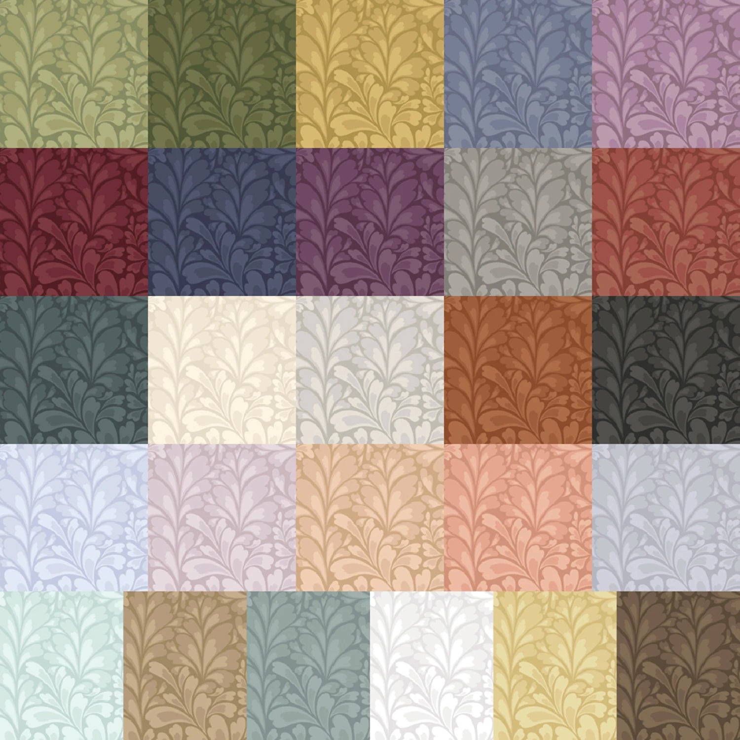 Flourish by Geetanjali Behera Collection | Fat Quarter Package - 26pcs (FLOUFQ) - Maple Leaf Quilting Company Ltd.