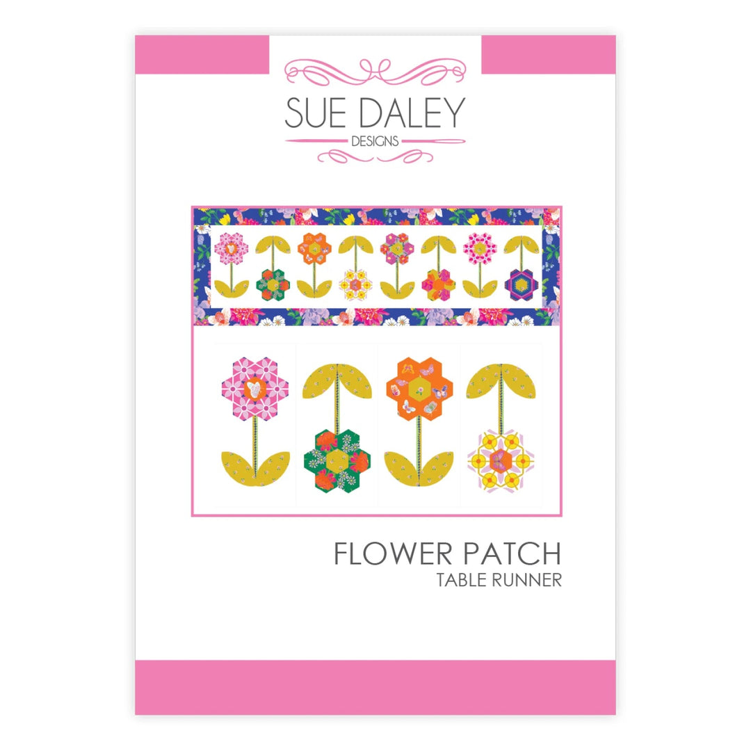 Flower Patch Table Runner Pattern - Maple Leaf Quilting Company Ltd.