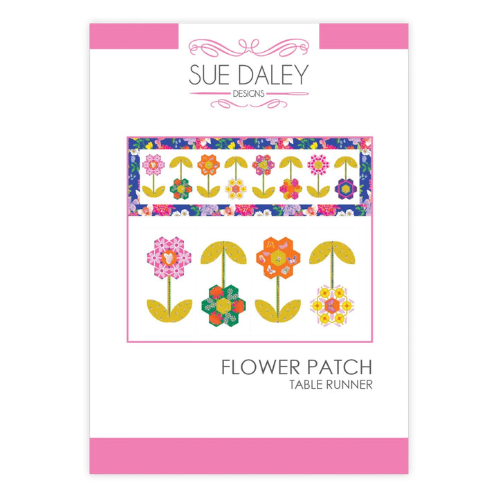 Flower Patch Table Runner Pattern - Maple Leaf Quilting Company Ltd.