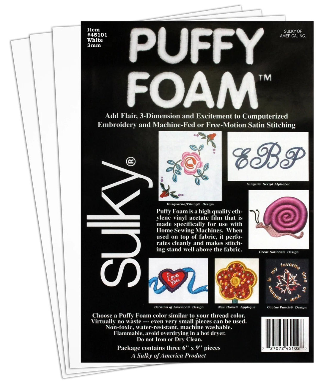Foam Puffy - Maple Leaf Quilting Company Ltd.