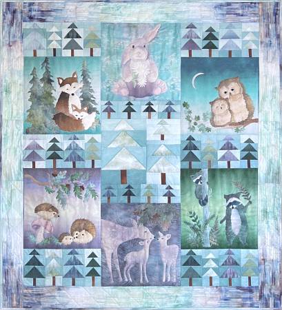 Forest Grove Pieced Quilt Kit - Maple Leaf Quilting Company Ltd.