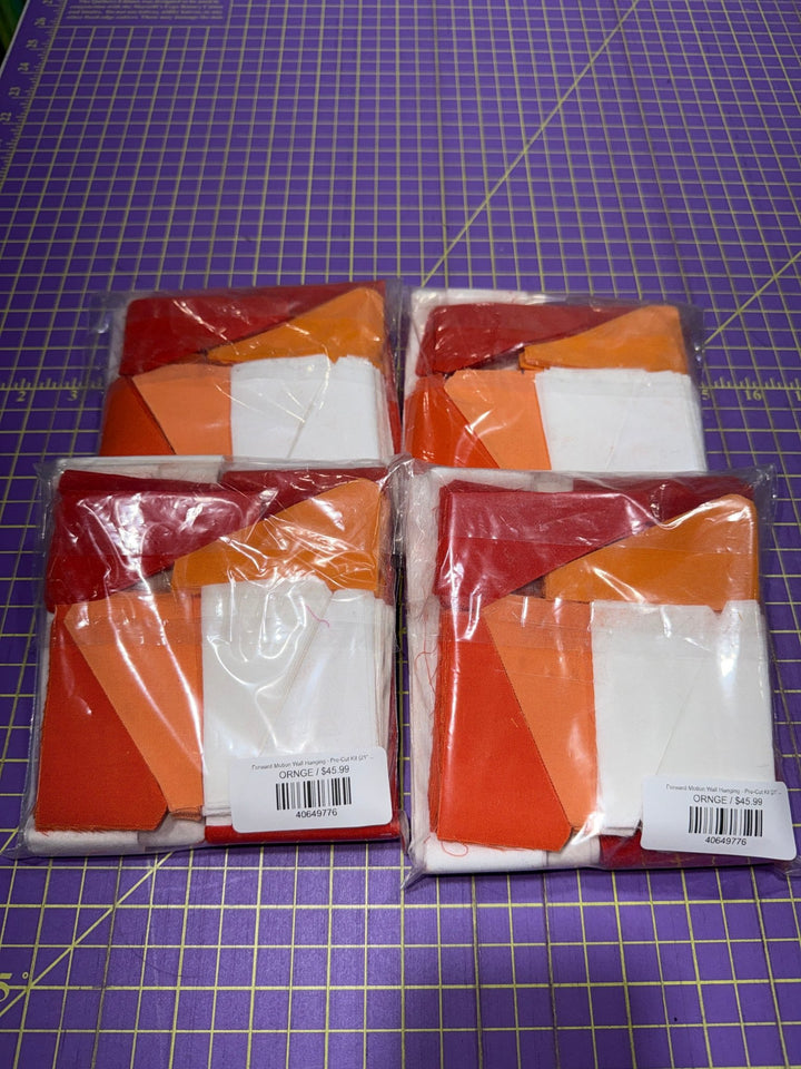 Forward Motion Wall Hanging - Pre - Cut Kit (21" x 29") - Maple Leaf Quilting Company Ltd.
