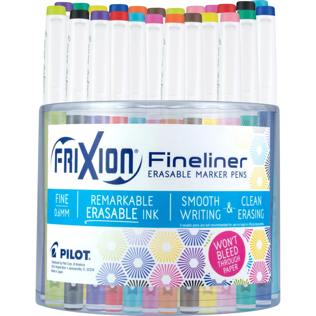 Frixion Fineliner Assorted Colors (12317FL) - Maple Leaf Quilting Company Ltd.