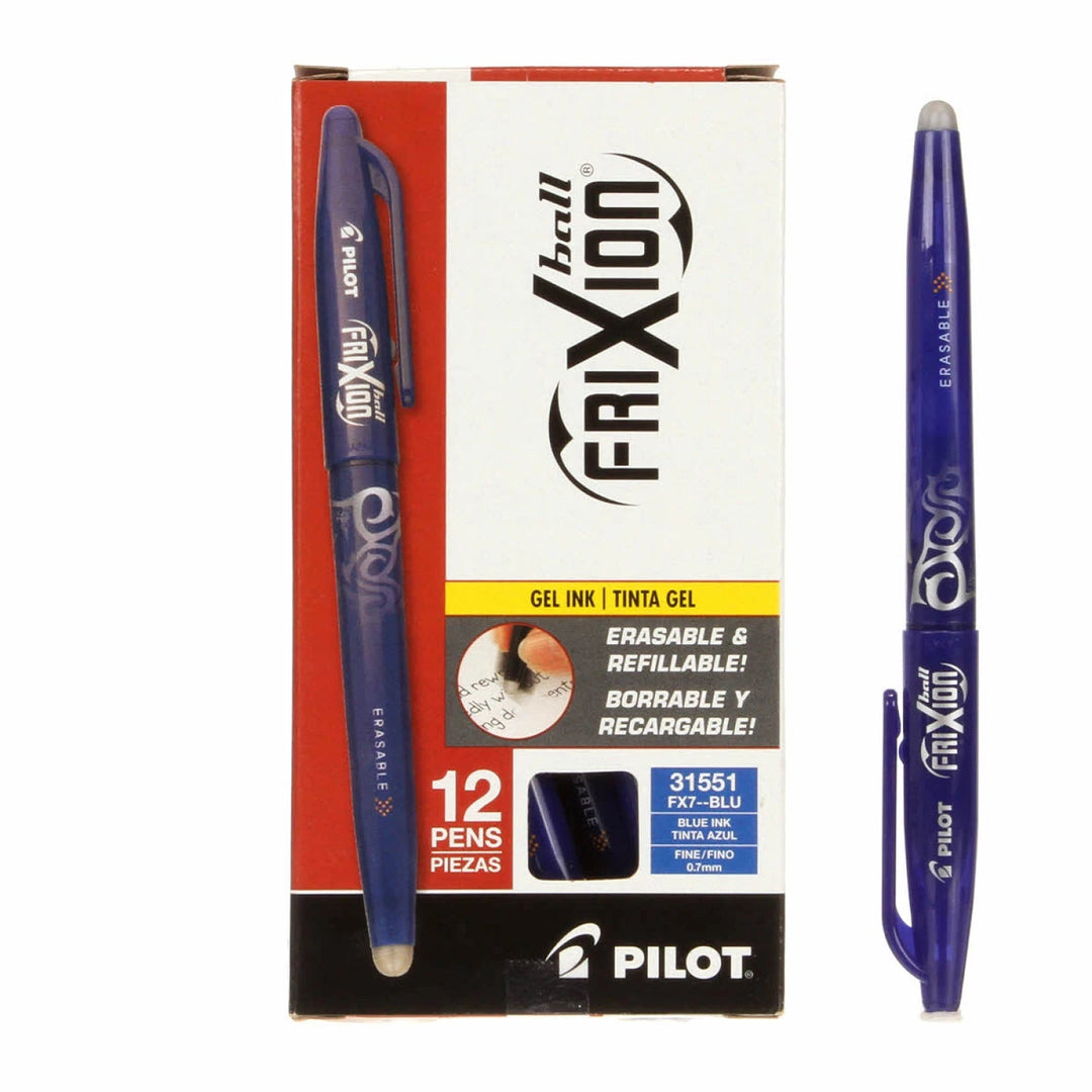 Frixion Pen | Blue Fine Point - Heat Erase (FX7BLU) - Maple Leaf Quilting Company Ltd.