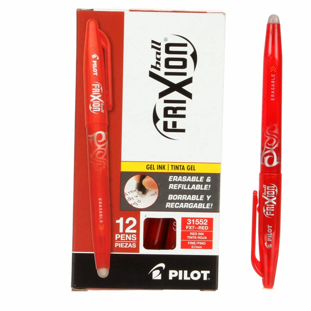 Frixion Pen | Red Fine Point - Heat Erase (FX7RED) - Maple Leaf Quilting Company Ltd.