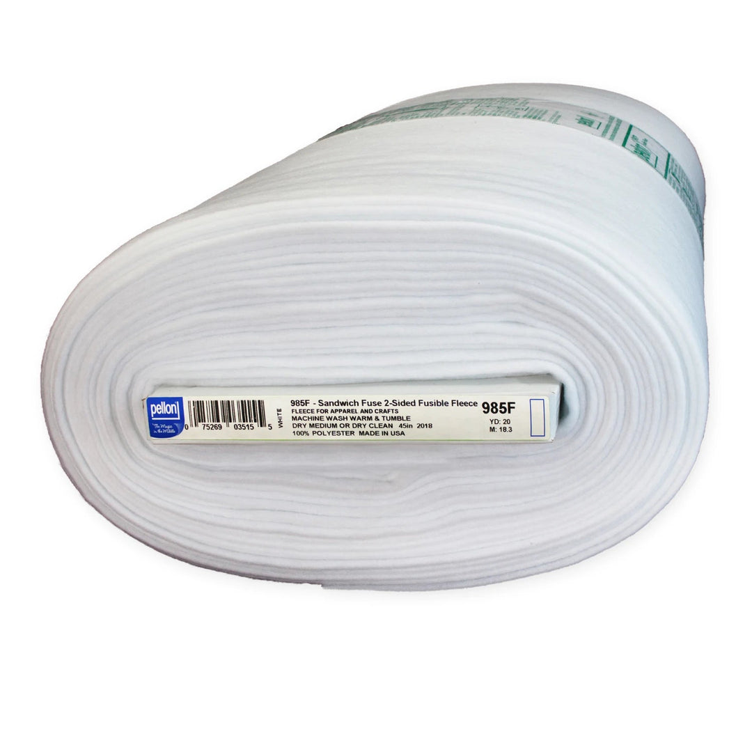 Fusible Fleece Pellon - Double Sided | Sold by the 1/4 meter (985FP) - Maple Leaf Quilting Company Ltd.