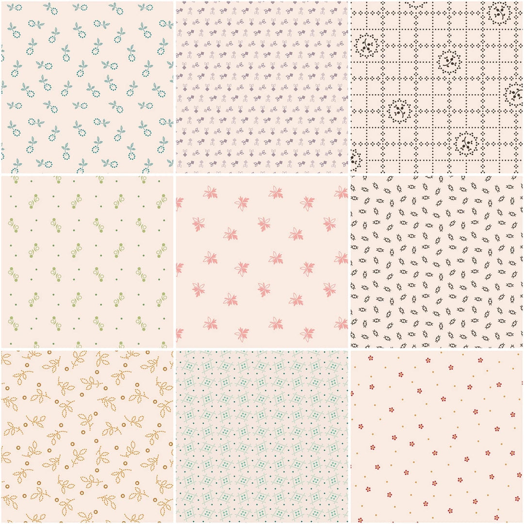 Gentler Times by Lori Holt Collection | 1 Yard Cuts - Maple Leaf Quilting Company Ltd.