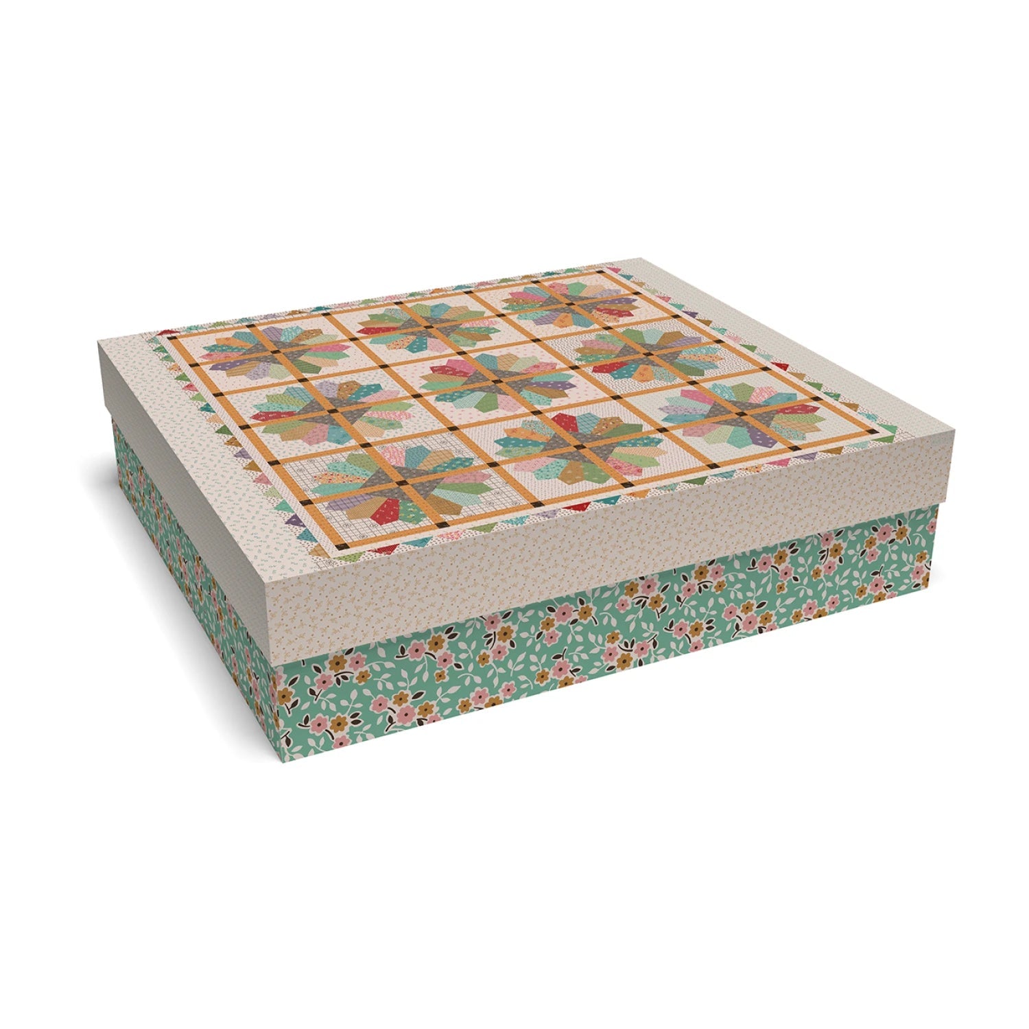 Gentler Times Delightful Quilt Kit by Lori Holt (KT - 16470) - Maple Leaf Quilting Company Ltd.