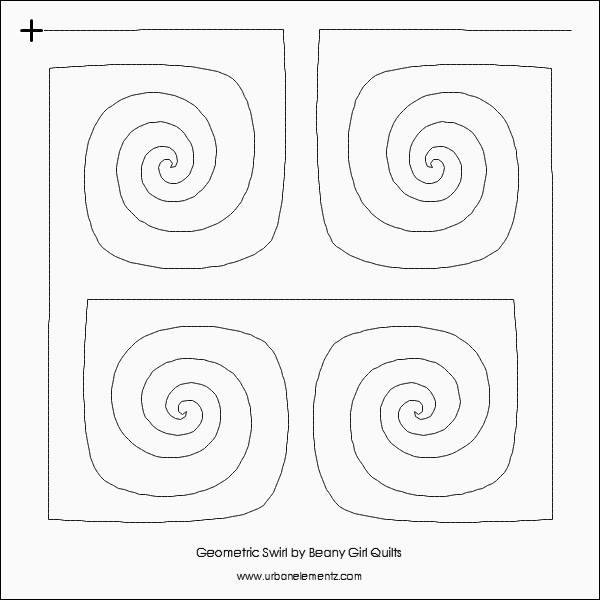 Geometric Swirls – 8.5” Paper Pantograph