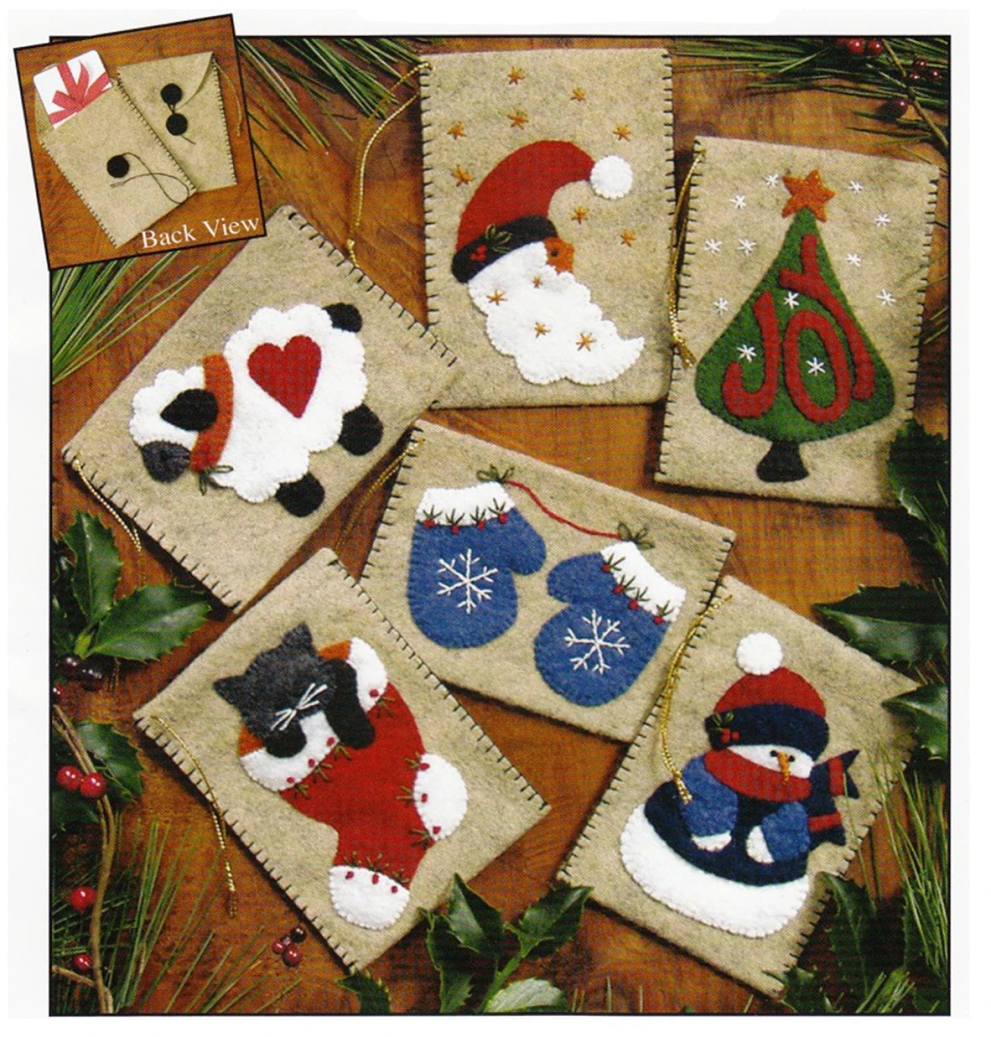 Gift Bag Ornaments Kit (RK1009) - Maple Leaf Quilting Company Ltd.