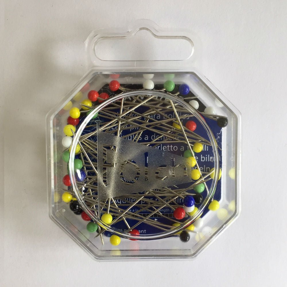 Glass Headed Fine Dressmaking (50 Pins) - Maple Leaf Quilting Company Ltd.