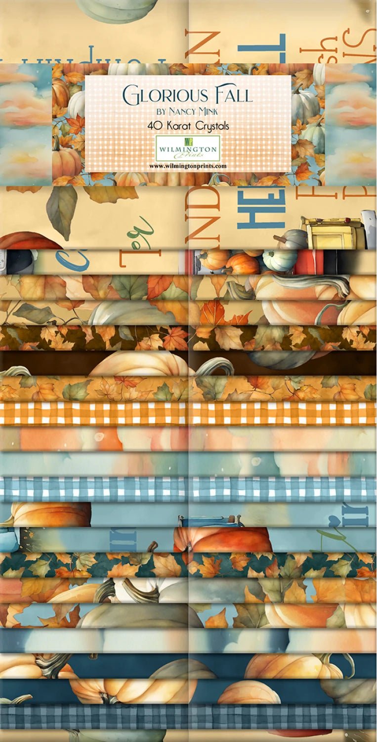 Glorious Fall | 2.5in Strips - 40pcs (Q840 - 854 - 840) - Maple Leaf Quilting Company Ltd.