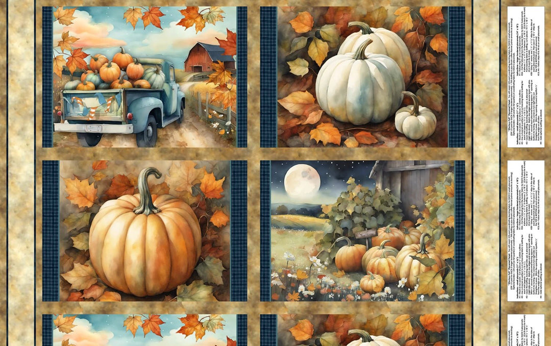 Glorious Fall - Multi Placemat Panel (33906 - 248) - Maple Leaf Quilting Company Ltd.