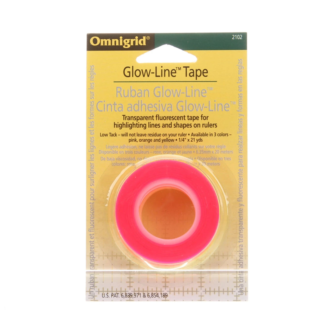 Glow - Line Tape 1/4" x 21yds (OG2102) - Maple Leaf Quilting Company Ltd.
