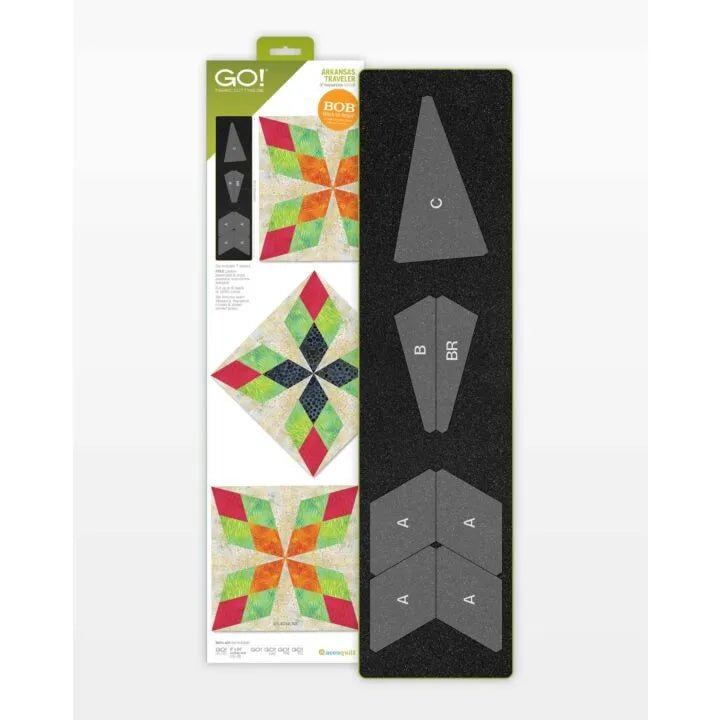 GO! Arkansas Traveler 12" Finished Die (55558) - Maple Leaf Quilting Company Ltd.