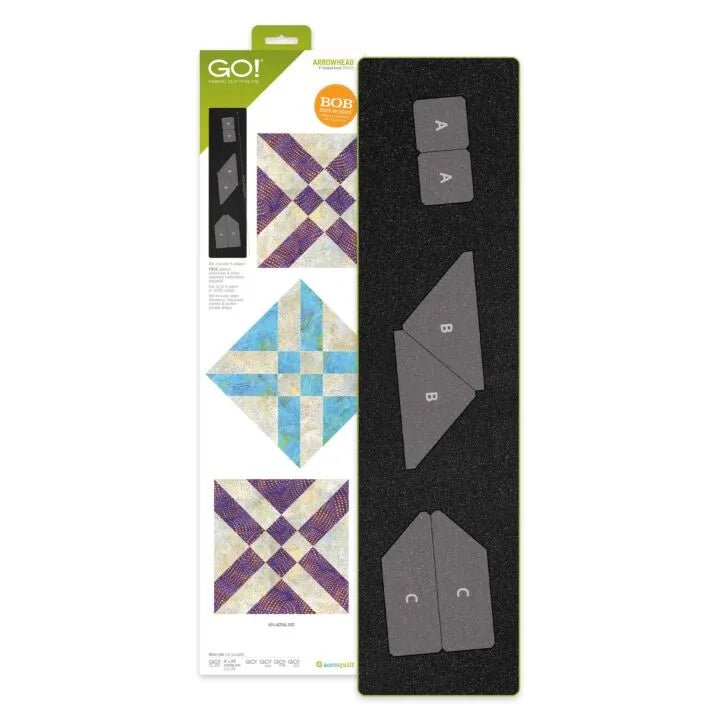 GO! Arrowhead - 9" Finished Die (55642) - Maple Leaf Quilting Company Ltd.