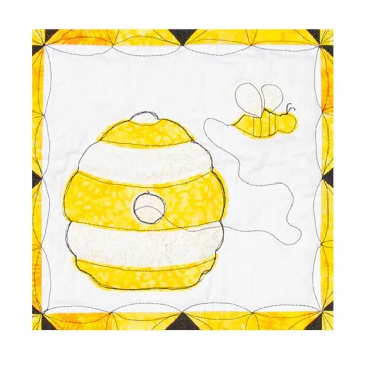 GO! Bee & Beehive Die (55419) - Maple Leaf Quilting Company Ltd.