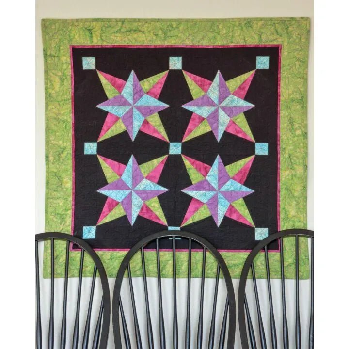 GO! Blazing Star - 12" Finished by Eleanor Burns (55051) - Maple Leaf Quilting Company Ltd.