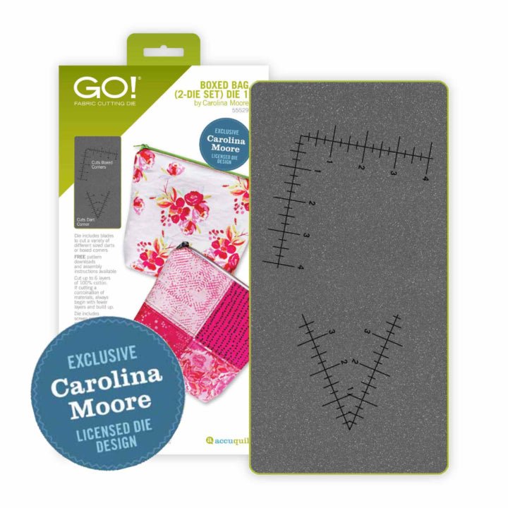 GO! Boxed Bag 2 - Die Set by Carolina Moore (55529) - Maple Leaf Quilting Company Ltd.