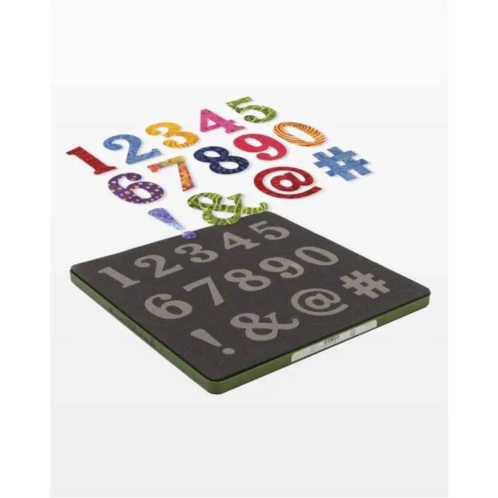 GO! Carefree 2" Numbers & Symbols Die (55219) - Maple Leaf Quilting Company Ltd.