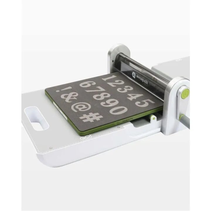 GO! Carefree 2" Numbers & Symbols Die (55219) - Maple Leaf Quilting Company Ltd.