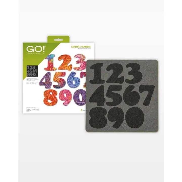 GO! Carefree 3" Numbers (55099) - Maple Leaf Quilting Company Ltd.