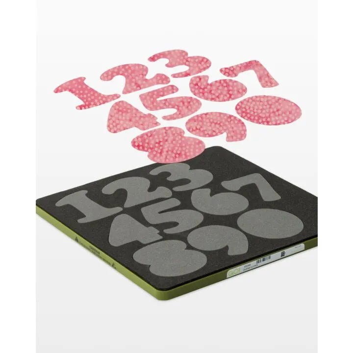 GO! Carefree 3" Numbers (55099) - Maple Leaf Quilting Company Ltd.